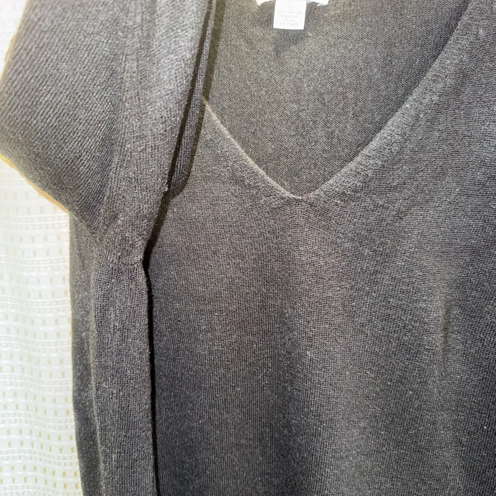 Mercer Street Studio Black V-Neck Sweater